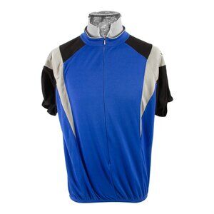 Pearl Izumi Ultra Sensor 3/4 Zip Cycling Jersey Men's Sz XL Blue Breathable Y2K